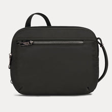 Load image into Gallery viewer, Travelon - AntiTheft Tailored E/W Organizer Handbag Black
