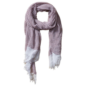 Tickled Pink - Tiny Stripe Insect Shield Scarf