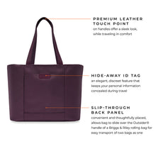 Load image into Gallery viewer, *Limited Edition* Briggs &amp; Riley - Large Shopping Tote Plum
