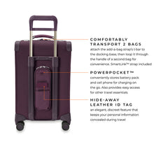 Load image into Gallery viewer, Limited Edition - Briggs &amp; Riley - Baseline - Essential Carry-On Spinner Plum

