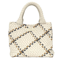 Load image into Gallery viewer, Parker &amp; Hyde -  Woven Tote Bone Print
