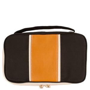 BLVD - Megan Nylon Leather Cosmetic Case