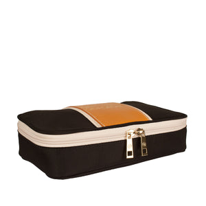 BLVD - Megan Nylon Leather Cosmetic Case